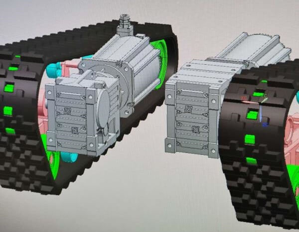履帶行走減速機(jī)-K87直角減速機(jī)的驅(qū)動應(yīng)用案例