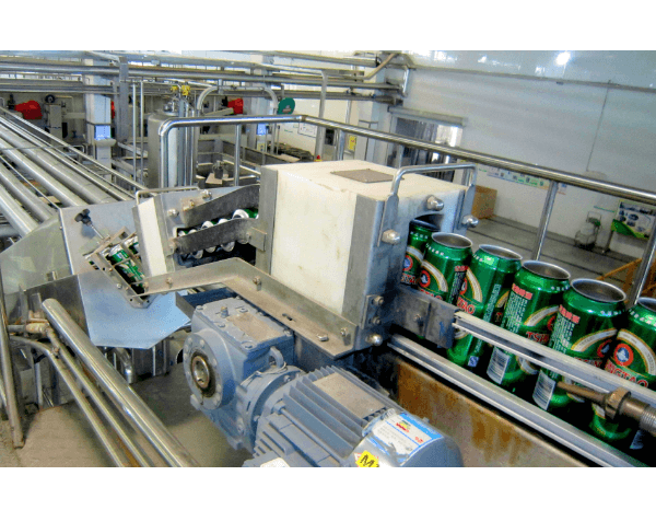 直交軸減速機在啤酒線包裝機上的應(yīng)用