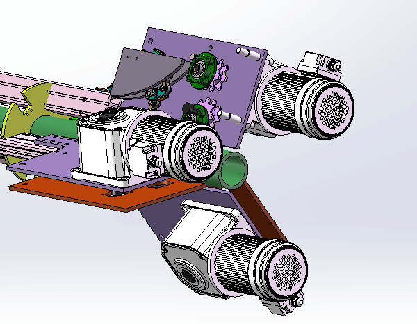 直交軸減速機在玻璃管道上的應(yīng)用
